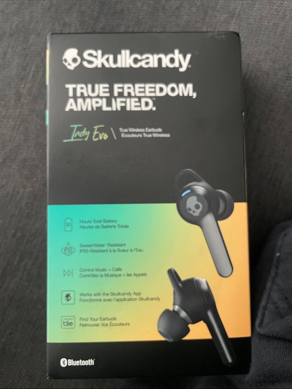 Skullcandy Indy Evo Wireless Earbuds - Black